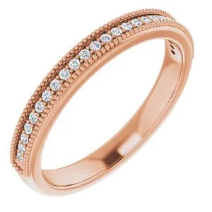 Rings WB Choice Jewelry 14K Rose 275 mm Round 34 CTW Diamond Anniversary Band12297960025PSTWBC Rings WB Choice Jewelry 14K Rose 275 mm Round 34 CTW Diamond Anniversary Band12297960025PSTWBC
