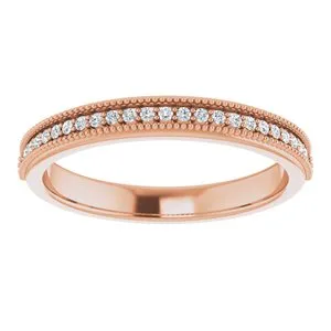 Rings WB Choice Jewelry 14K Rose 275 mm Round 34 CTW Diamond Anniversary Band12297960025PSTWBC Rings WB Choice Jewelry 14K Rose 275 mm Round 34 CTW Diamond Anniversary Band12297960025PSTWBC