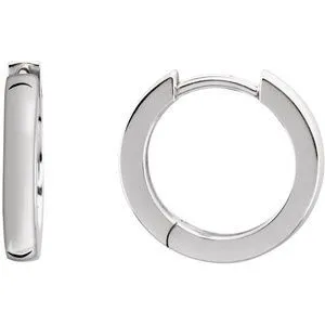 WB Choice Jewelry Earrings Sterling Silver 14 mm Hinged Hoop Earrings2017210014PSTWBC WB Choice Jewelry Earrings Sterling Silver 14 mm Hinged Hoop Earrings2017210014PSTWBC