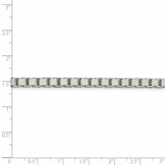 WB Choice Jewelry Rings Sterling Silver 45mm Box ChainWBCQBX10018 WB Choice Jewelry Rings Sterling Silver 45mm Box ChainWBCQBX10018