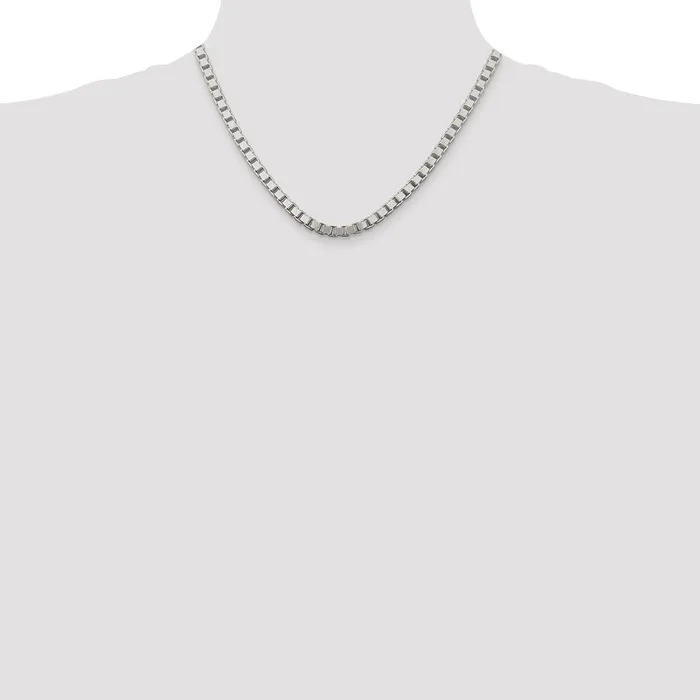 WB Choice Jewelry Rings Sterling Silver 45mm Box ChainWBCQBX10018 WB Choice Jewelry Rings Sterling Silver 45mm Box ChainWBCQBX10018