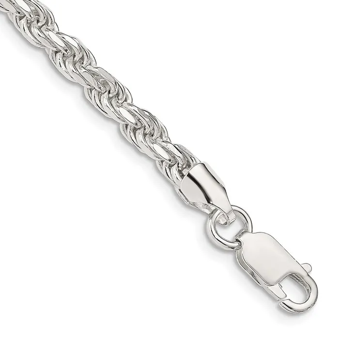 WB Choice Jewelry Rings Sterling Silver 475mm Diamondcut Rope ChainWBCQDC1009 WB Choice Jewelry Rings Sterling Silver 475mm Diamondcut Rope ChainWBCQDC1009