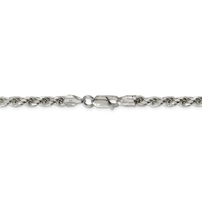 WB Choice Jewelry Rings Sterling Silver 475mm Diamondcut Rope ChainWBCQDC1009 WB Choice Jewelry Rings Sterling Silver 475mm Diamondcut Rope ChainWBCQDC1009