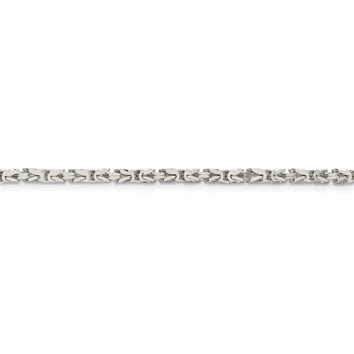 WB Choice Jewelry Sterling Silver 25mm Byzantine ChainWBCQBZ06026 Rings WB Choice Jewelry Sterling Silver 25mm Byzantine ChainWBCQBZ06026 Rings