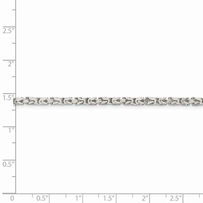 WB Choice Jewelry Sterling Silver 25mm Byzantine ChainWBCQBZ06026 Rings WB Choice Jewelry Sterling Silver 25mm Byzantine ChainWBCQBZ06026 Rings