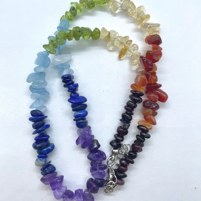 Bliss Crystals Necklaces Chakra Chip 18 Necklace J670