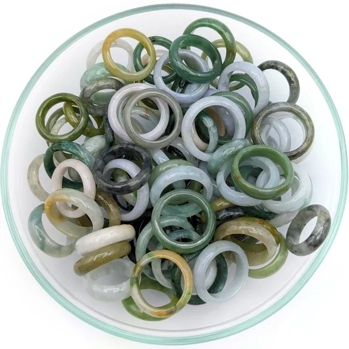 Bliss Crystals Rings 1 Jade Polished Ring 4g SK6102