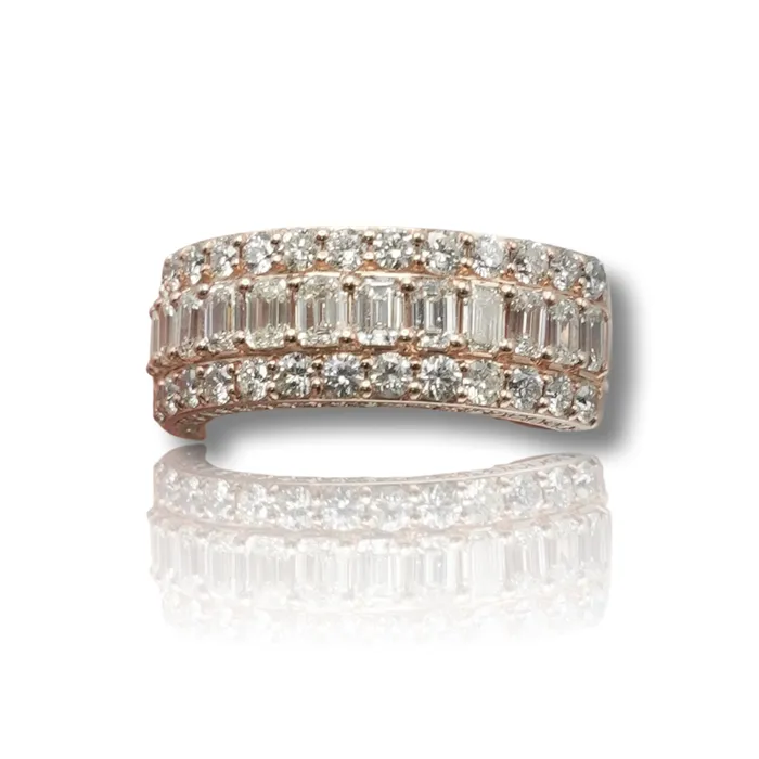 imakegrillzcom Rings Mens Emerald Diamond Band