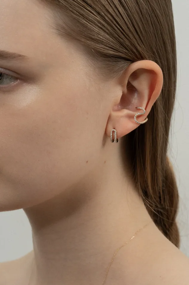 PRMAL Earrings Massive Wave Ear Cuff