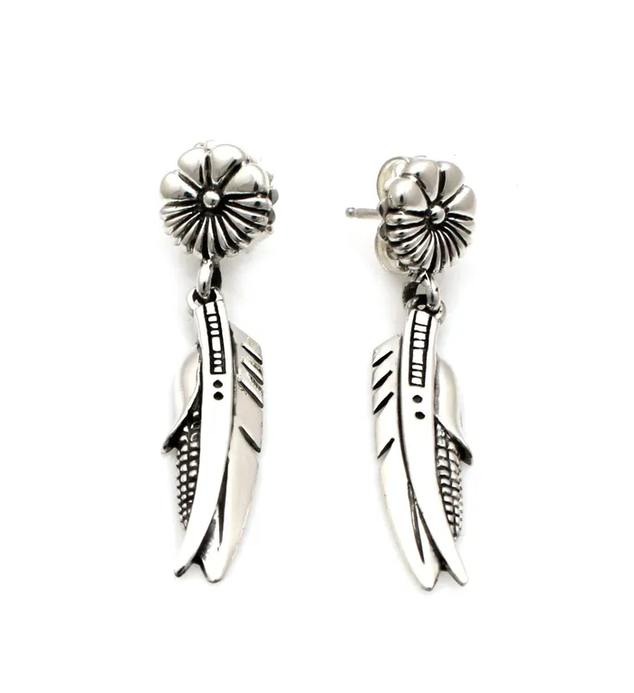 Ray Tracey Earrings Sword Feather And Corn Earrings