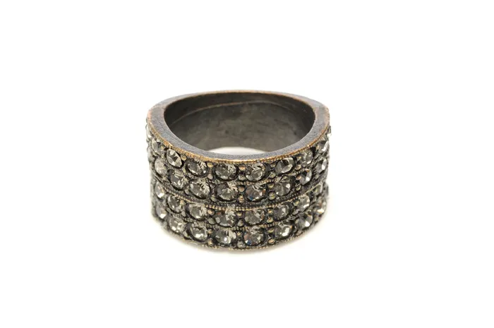 Rings Rebel Designs Inc 4 Row Band Ring