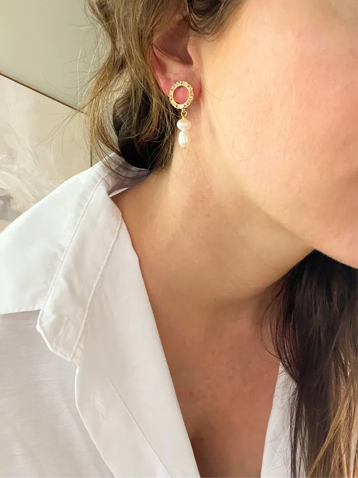 The Minne Design Co Earrings Pearl Drops The Minne Design Co Earrings Pearl Drops