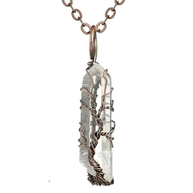 Wild Color Necklaces Tree of Life Crystal Stone Necklace