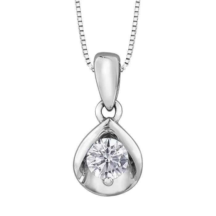 10kt White Gold 021cttw Canadian Diamond Drop Pendant I Am Canadian Earrings 10kt White Gold 021cttw Canadian Diamond Drop Pendant I Am Canadian Earrings