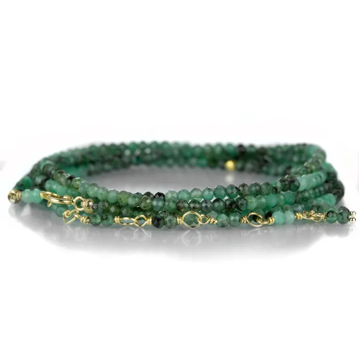 18k Sakoda Emerald Wrap Bracelet 34 Anne Sportun Bracelets