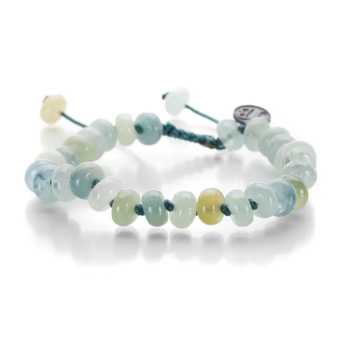8mm Smooth MultiColor Aquamarine Bracelet Joseph Brooks Bracelets
