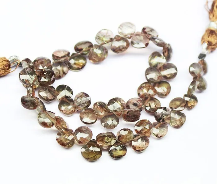 Beads Supplies USA Earrings Natural Andalusite Faceted Heart Drop Loose Briolette Beads Strand 8 7mm 8mm Beads Supplies USA Earrings Natural Andalusite Faceted Heart Drop Loose Briolette Beads Strand 8 7mm 8mm