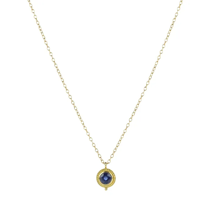 Blue Sapphire Darling Pendant Necklace Barbara Heinrich Necklaces
