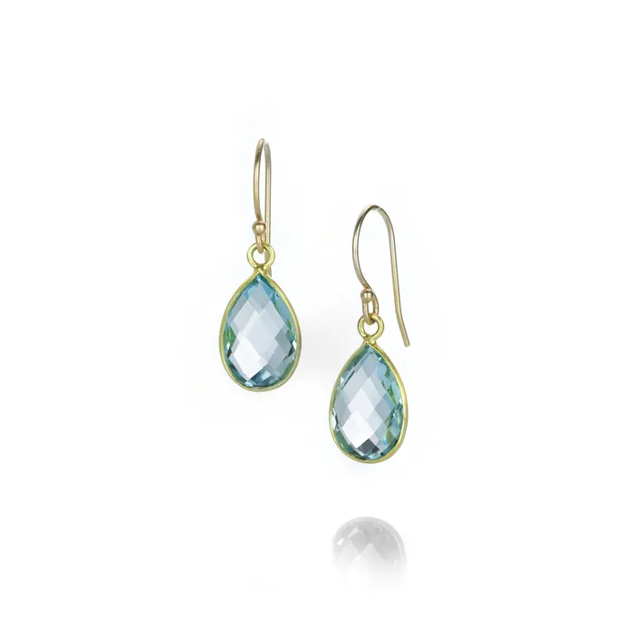 Blue Topaz Earrings Margaret Solow Earrings