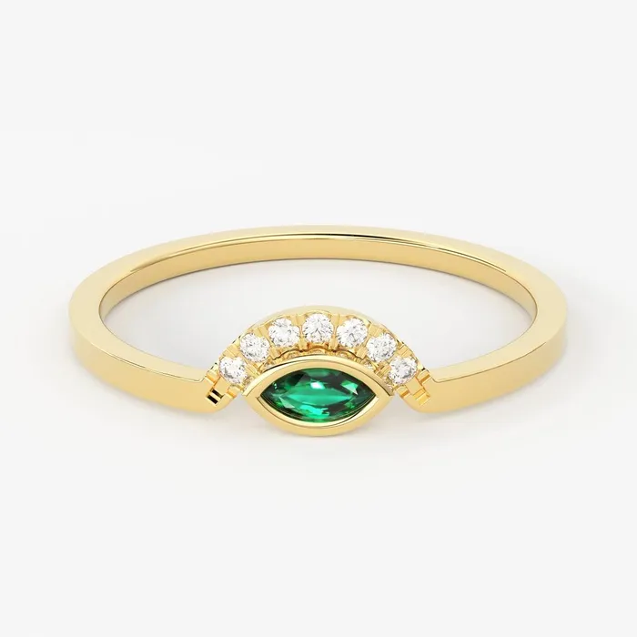 Brilliant Diamond Band in 14k Gold Emerald Diamond Ring Gold Band White Diamond Ring Genuine Diamond Wedding Band Jalvi Co Rings Brilliant Diamond Band in 14k Gold Emerald Diamond Ring Gold Band White Diamond Ring Genuine Diamond Wedding Band Jalvi Co Rings