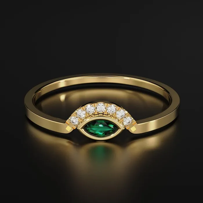 Brilliant Diamond Band in 14k Gold Emerald Diamond Ring Gold Band White Diamond Ring Genuine Diamond Wedding Band Jalvi Co Rings Brilliant Diamond Band in 14k Gold Emerald Diamond Ring Gold Band White Diamond Ring Genuine Diamond Wedding Band Jalvi Co Rings
