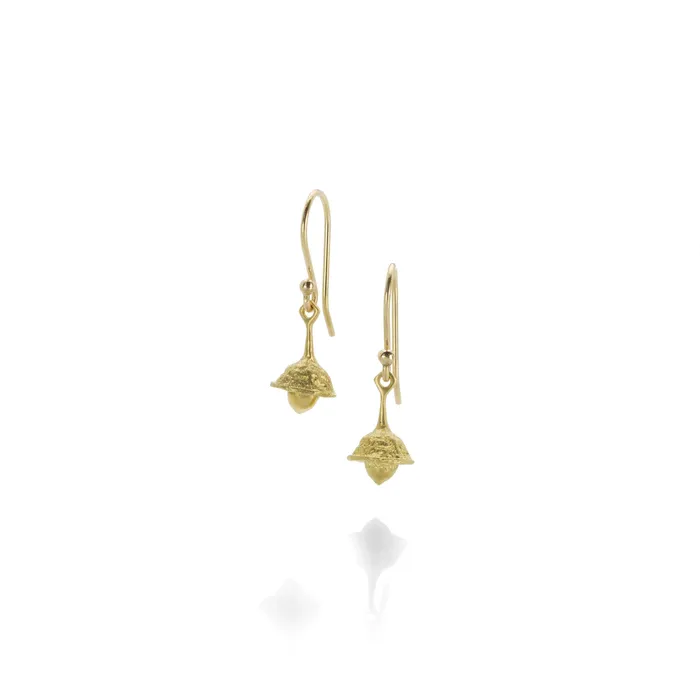 Gabriella Kiss Eucalyptus Seed Bell Drop Earrings Earrings