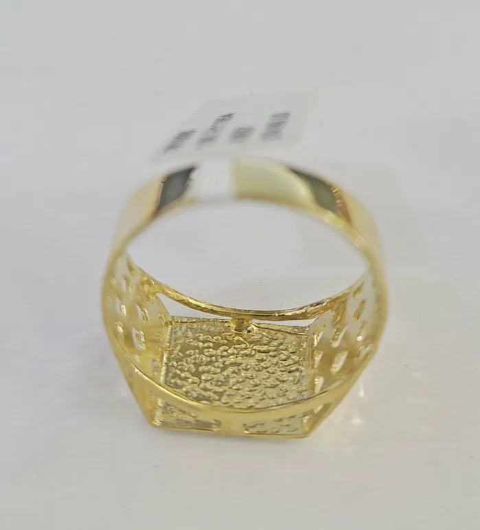 Gold and Diamond Rings Real 10k Initial B Casual Ring Alphabet Yellow Gold 10kt Genuine