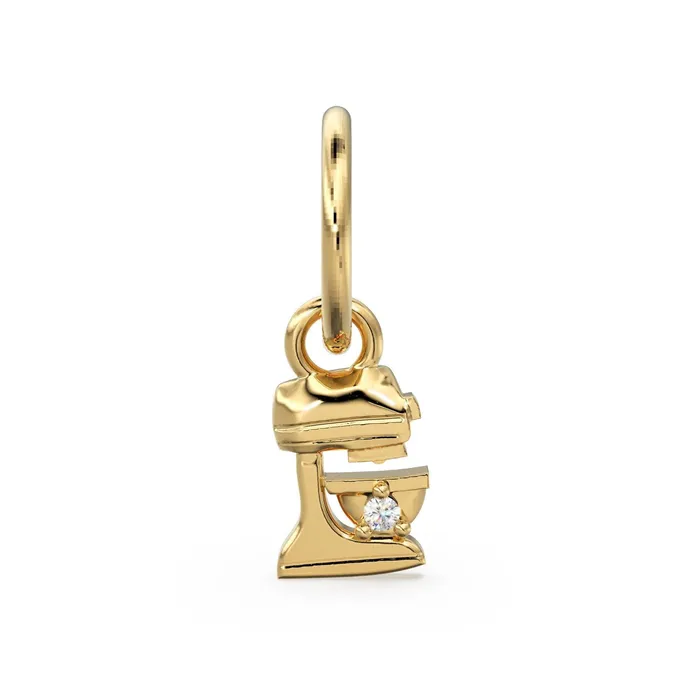 Jalvi Co Charm Necklaces Solid Gold Dough Mixer Charm 14k 18k Solid Gold Bakery Pendant Diamond Bakery Jewelry Chef Pastry Charm Jewelry Handmade Gold Charm Jalvi Co Charm Necklaces Solid Gold Dough Mixer Charm 14k 18k Solid Gold Bakery Pendant Diamond Bakery Jewelry Chef Pastry Charm Jewelry Handmade Gold Charm