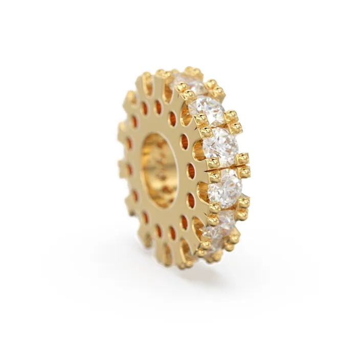 Jalvi Co Diamond Eternity Milgrain Wheel 14k Solid Gold Rondelle Spacer Finding Bead Diamond Spacer Diamond Finding Solid Gold Bead 5mm PreStyled Sets Jalvi Co Diamond Eternity Milgrain Wheel 14k Solid Gold Rondelle Spacer Finding Bead Diamond Spacer Diamond Finding Solid Gold Bead 5mm PreStyled Sets