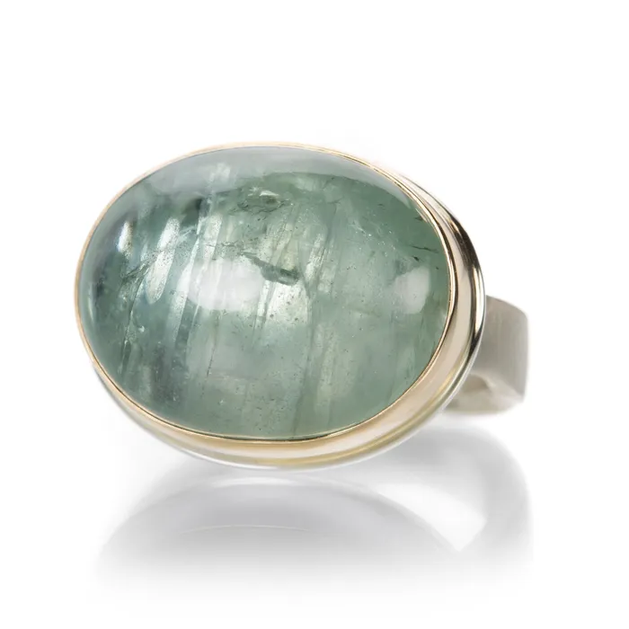 Jamie Joseph Rings Large Smooth Aquamarine Ring