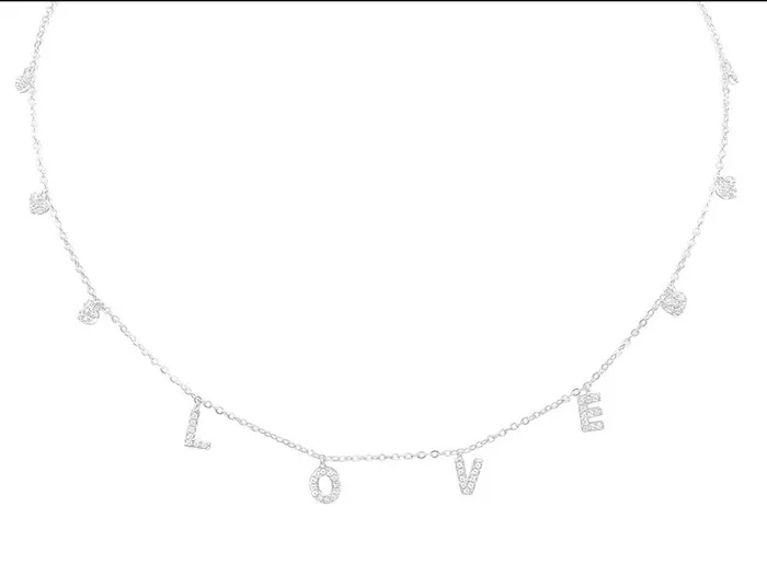 Necklaces Sophiareneboutique Sterling Silver Love Necklace