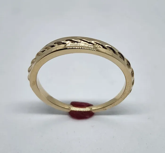 Rings JCM DESIGN JEWELRY 14k wedding ring band rope solid gold