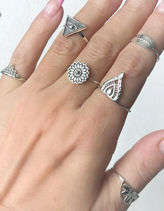 Rings Sophiareneboutiquecom STERLING SILVER DAINTY BOHO RING