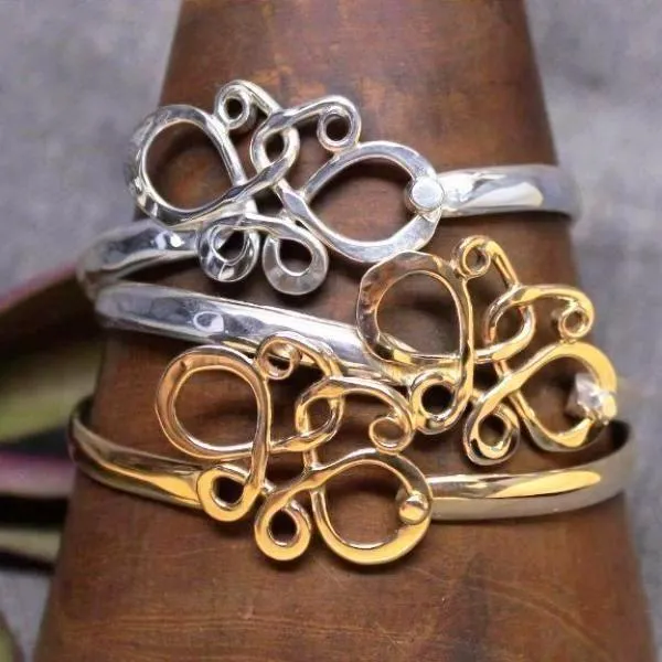 Bracelets Crucian Gold Butterfly Effect 5mm Classic Bracelet