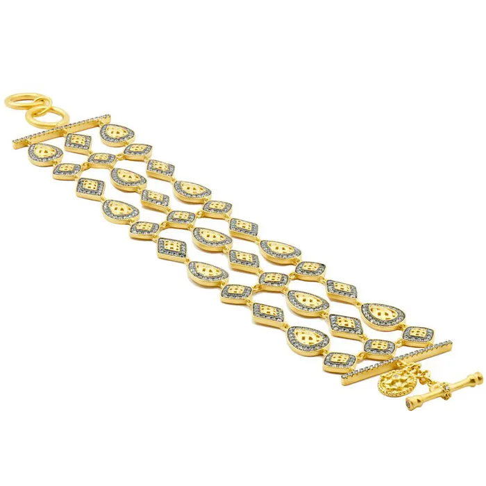 Bracelets Freida Rothman Freida Rothman Lattice Motif Multi Splice Bracelet ONLY 1 LEFT Bracelets Freida Rothman Freida Rothman Lattice Motif Multi Splice Bracelet ONLY 1 LEFT