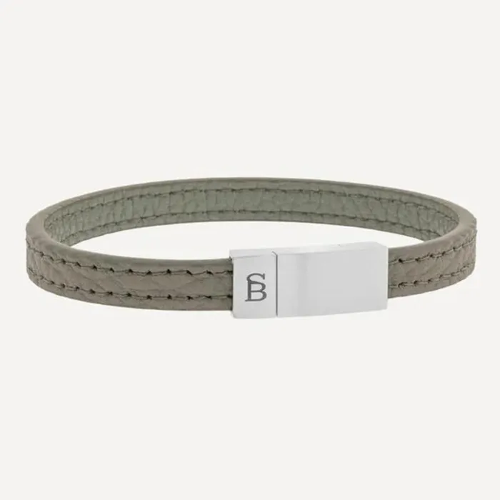 Bracelets Steel Barnett Leather Bracelet Grady