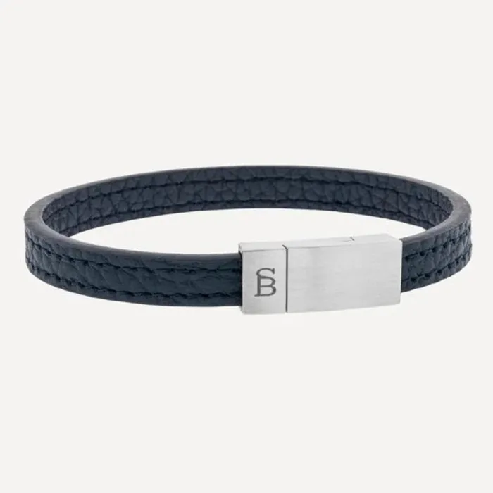 Bracelets Steel Barnett Leather Bracelet Grady