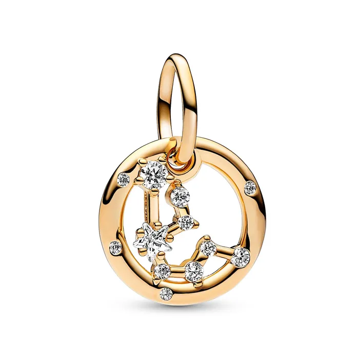Charm Necklaces Pandora Aquarius Zodiac Dangle Charm