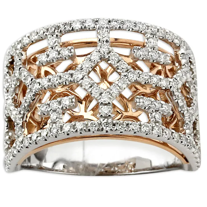 Diamond Cutout Ring Elisa Ilana Rings