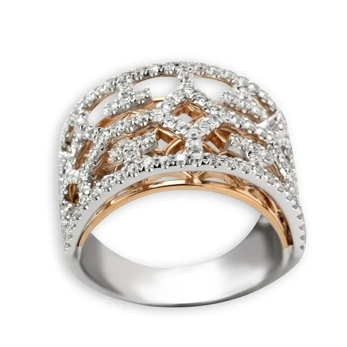 Diamond Cutout Ring Elisa Ilana Rings
