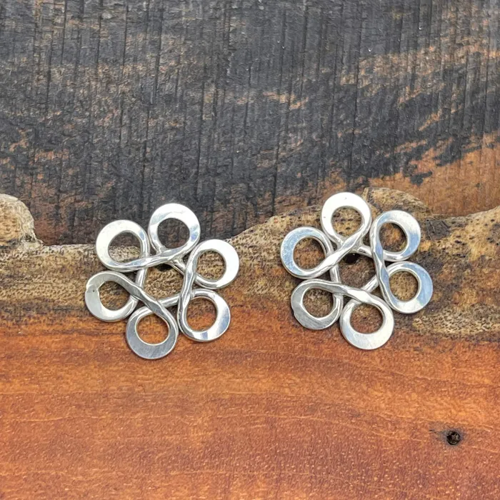 Earrings Crucian Gold Flower of Life Earrings