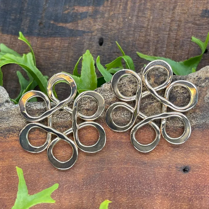 Earrings Crucian Gold Flower of Life Earrings