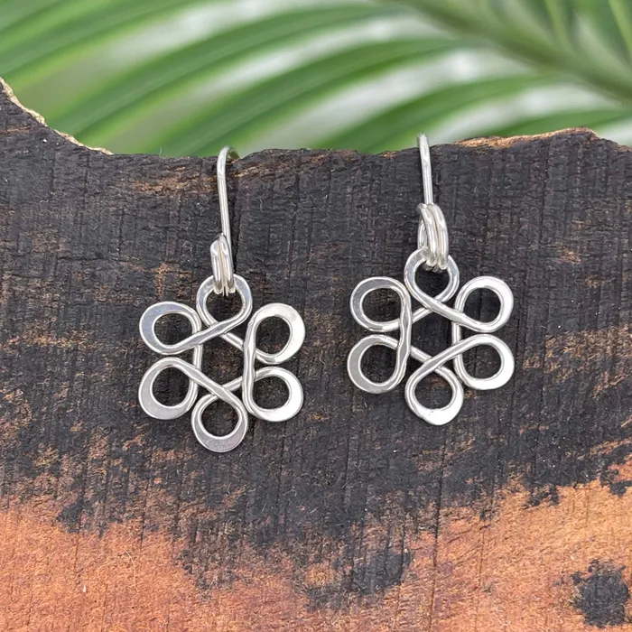 Earrings Crucian Gold Flower of Life Earrings