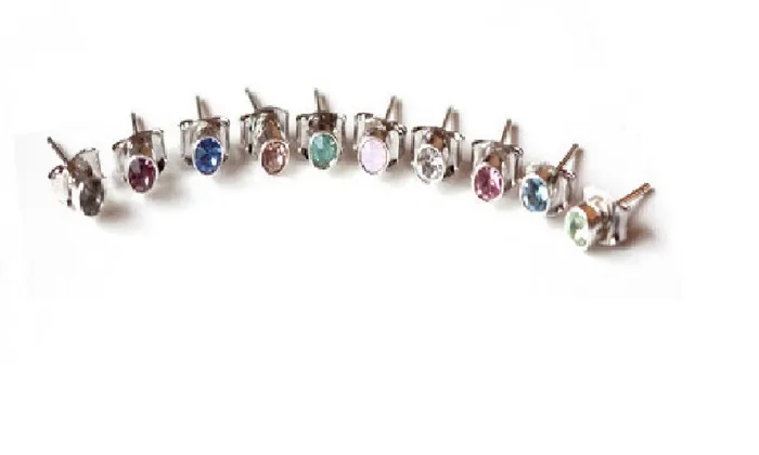 Earrings sparklingselections charm candy color crystal stud earrings colorful rhinestone Earrings sparklingselections charm candy color crystal stud earrings colorful rhinestone