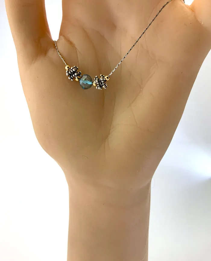 Elisa Ilana Necklaces 10mm London Blue Topaz Necklace