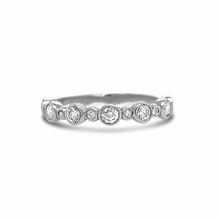 Emily Amey Jewelry Diamond Milestone Band in 14k Gold Rings