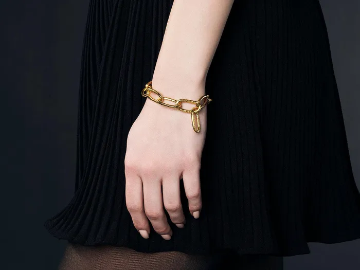 GG GOLD TRAD Bracelets GURHAN Hoopla Gold Chain Link Bracelet 20x7mm Oval Links GG GOLD TRAD Bracelets GURHAN Hoopla Gold Chain Link Bracelet 20x7mm Oval Links
