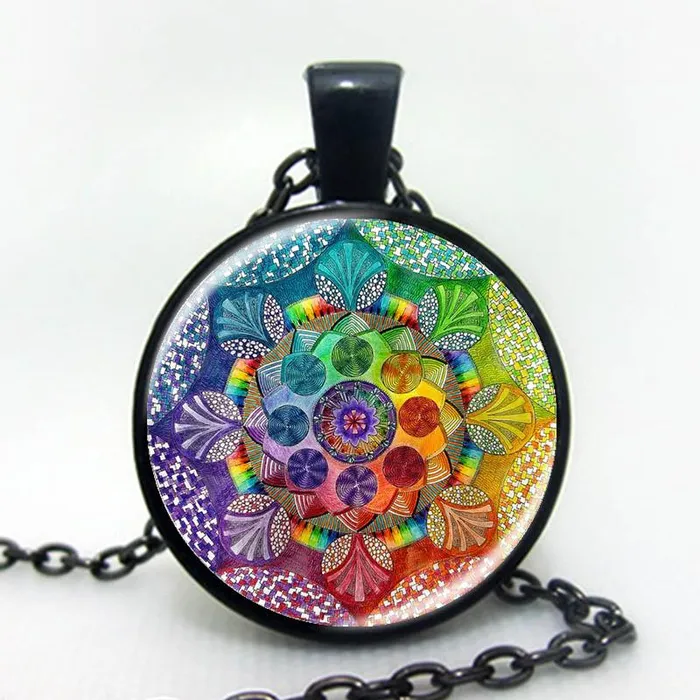 Handmade Om Symbol Pendant Necklace sparklingselections Necklaces