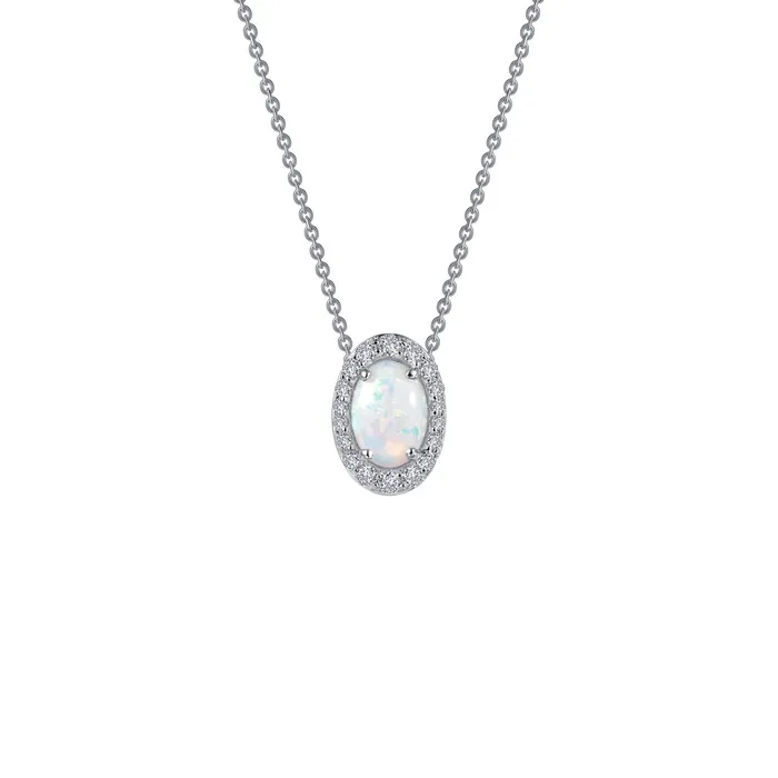 Lafonn Necklaces Classic Halo Pendant Necklace