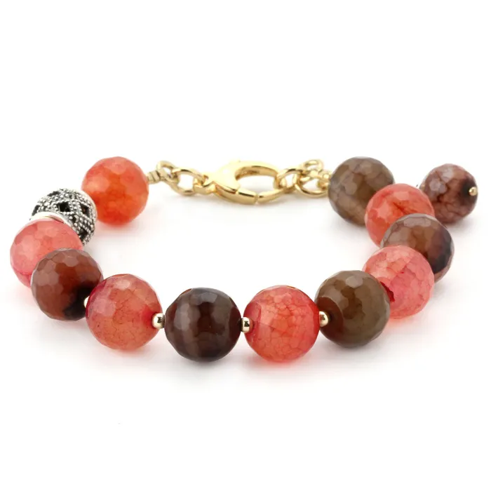 Lollies Red Agate Bracelet 344488 Elisa Ilana Bracelets